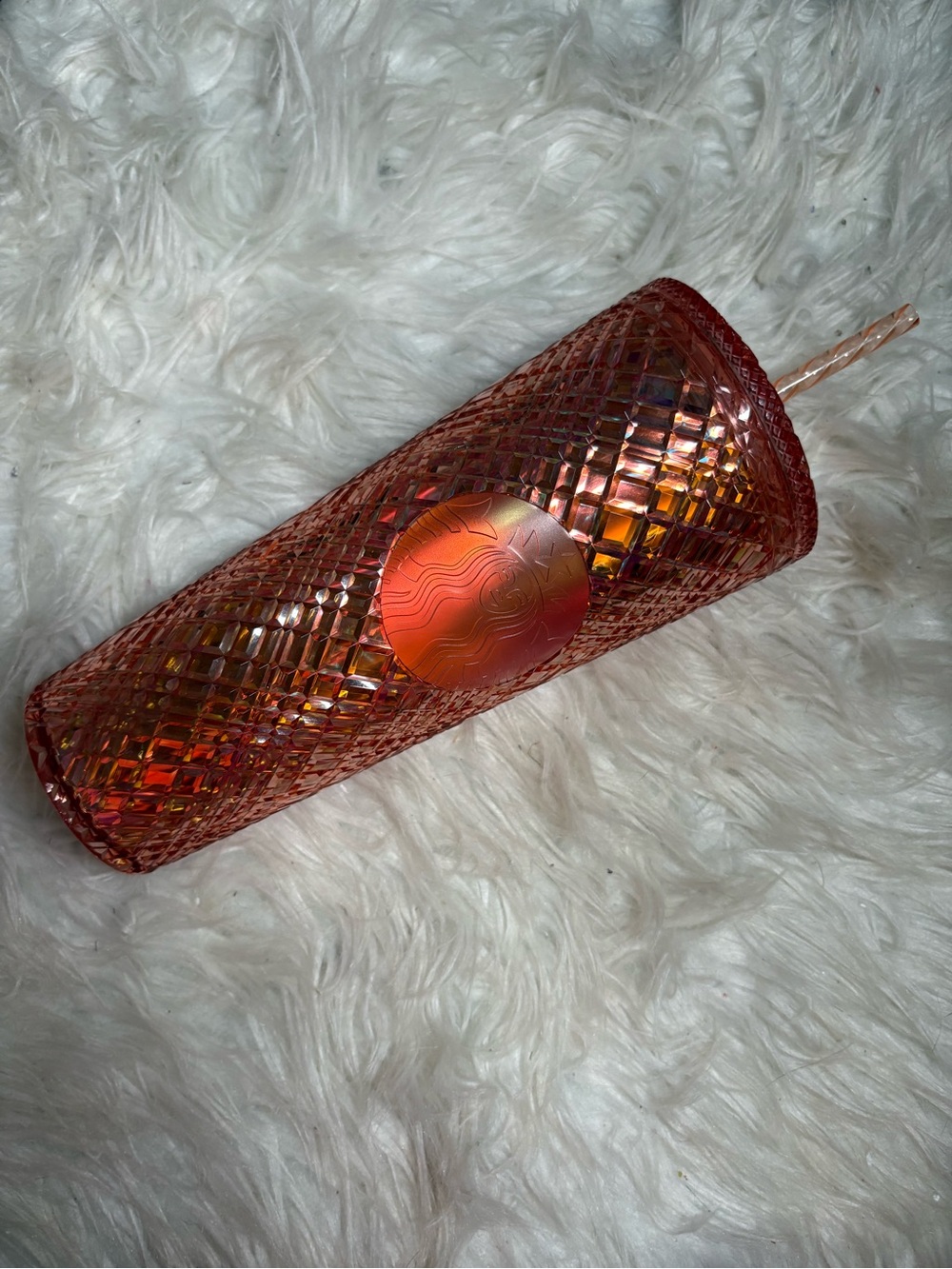 Starbucks Iridescent Textured Tumbler with Straw
